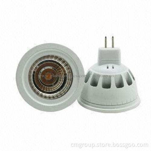 COB LED Spotlight, 5W MR16/GU10 Sharp COB, 2,700/3,000/4,200/6,000K, >85Ra CRI, CE-/RoHS-marked